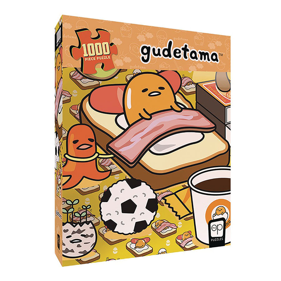 Gudetama Work From Bed 1000-Piece Puzzle