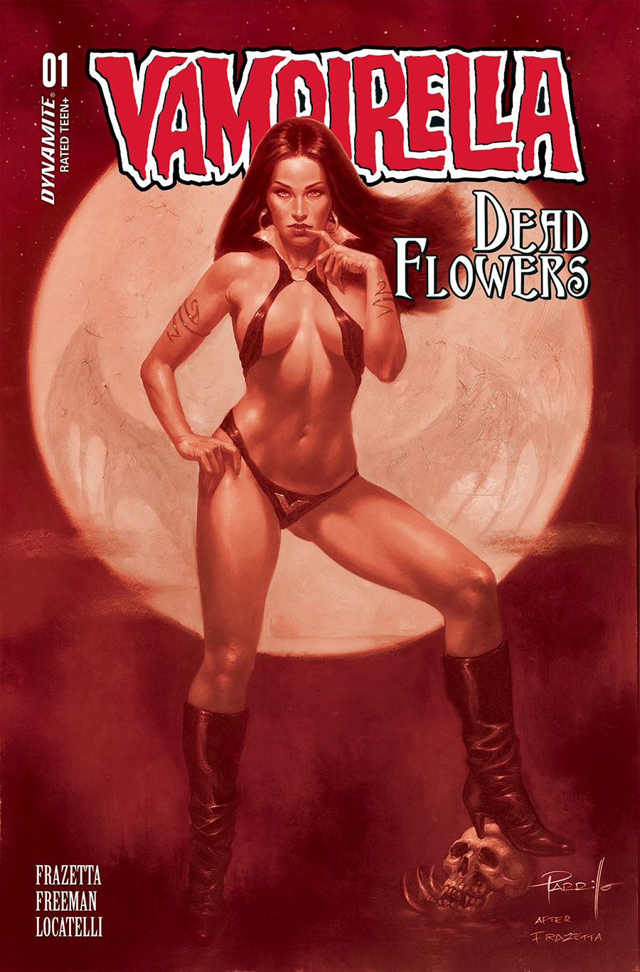 Vampirella Dead Flowers #1 Cover N Incentive Lucio Parrillo Tint Cover