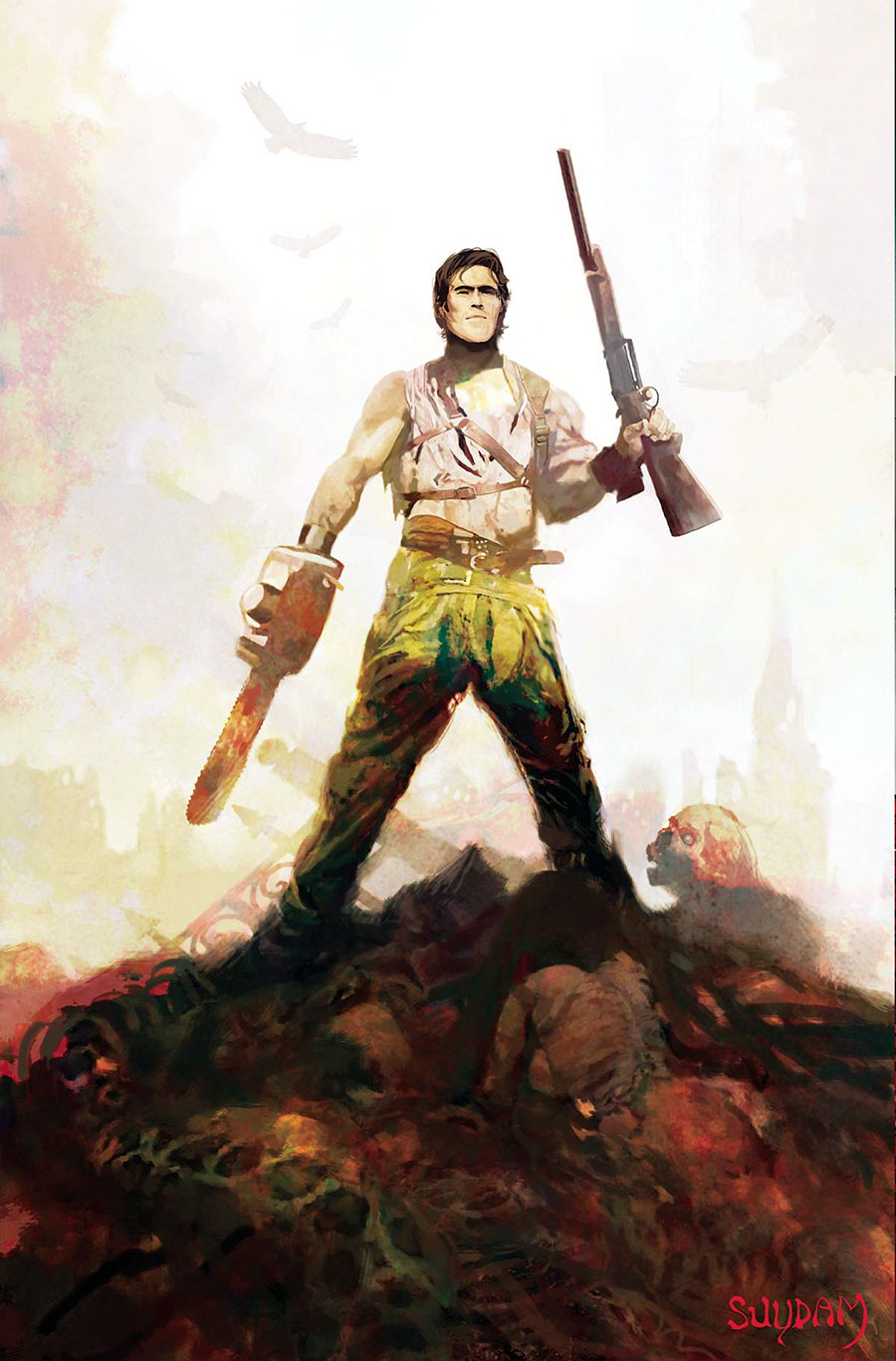 Army Of Darkness Forever #1 Cover K Incentive Arthur Suydam Virgin Cover