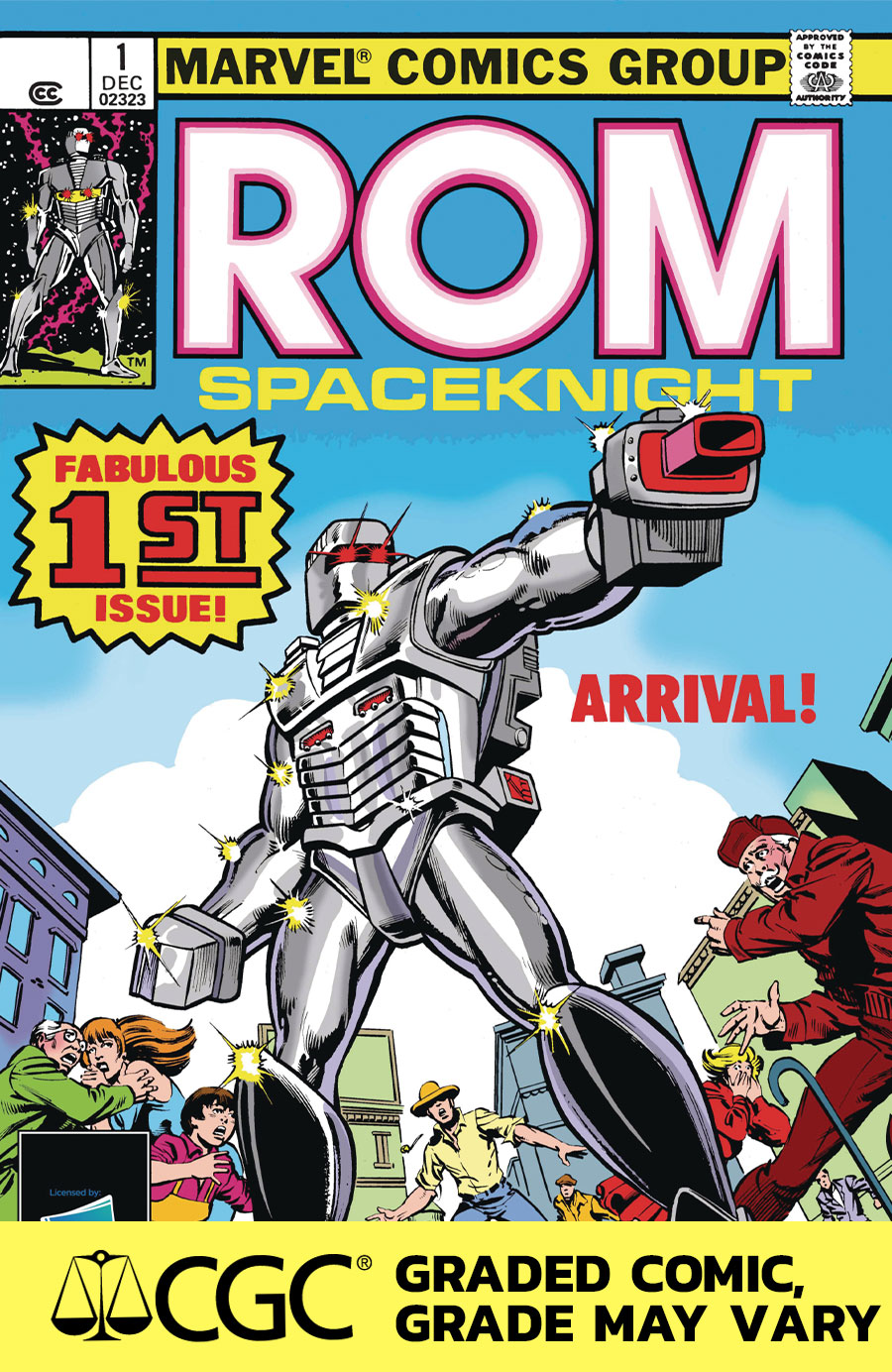 Rom #1 Cover G DF Facsimile Edition CGC Graded 9.6 Or Higher