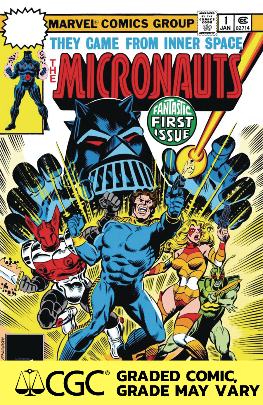 Micronauts #1 Cover E DF Facsimile Edition CGC Graded 9.6 Or Higher