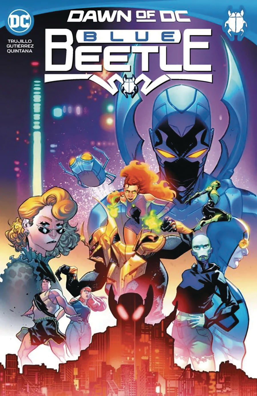 Blue Beetle (DC) Vol 5 #1 Cover H DF Signed By Josh Trujillo