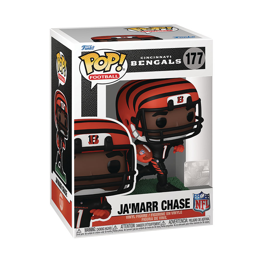 POP NFL Bengals Lamarr Chase Vinyl Figure