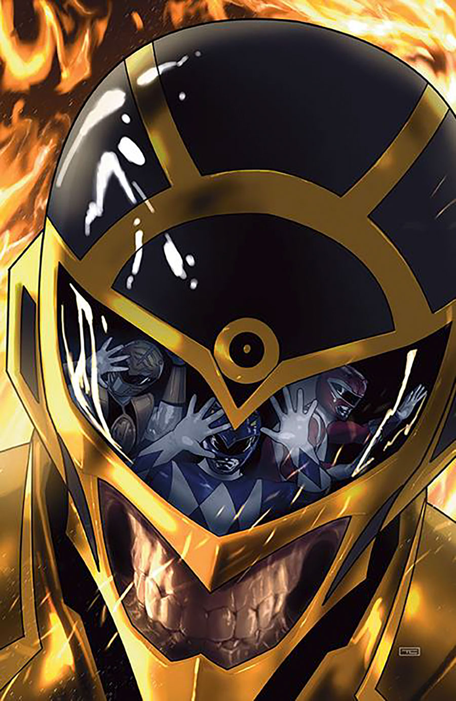 Mighty Morphin Power Rangers (BOOM Studios) #113 Cover E Incentive Taurin Clarke Virgin Cover