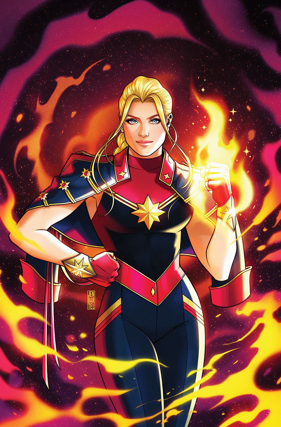 Captain Marvel Vol 10 #1 Cover J Incentive Jen Bartel Virgin Cover