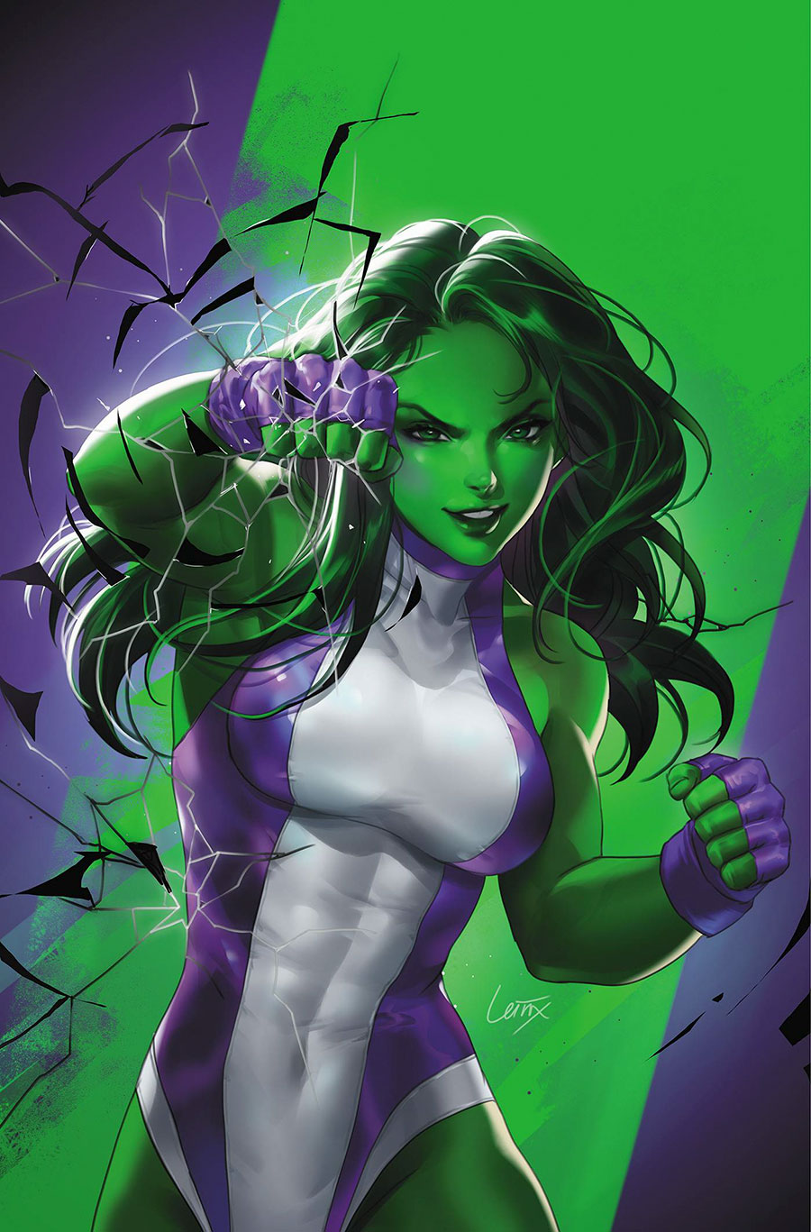 Sensational She-Hulk Vol 2 #1 Cover J Incentive Lesley Leirix Li She-Hulk Virgin Cover