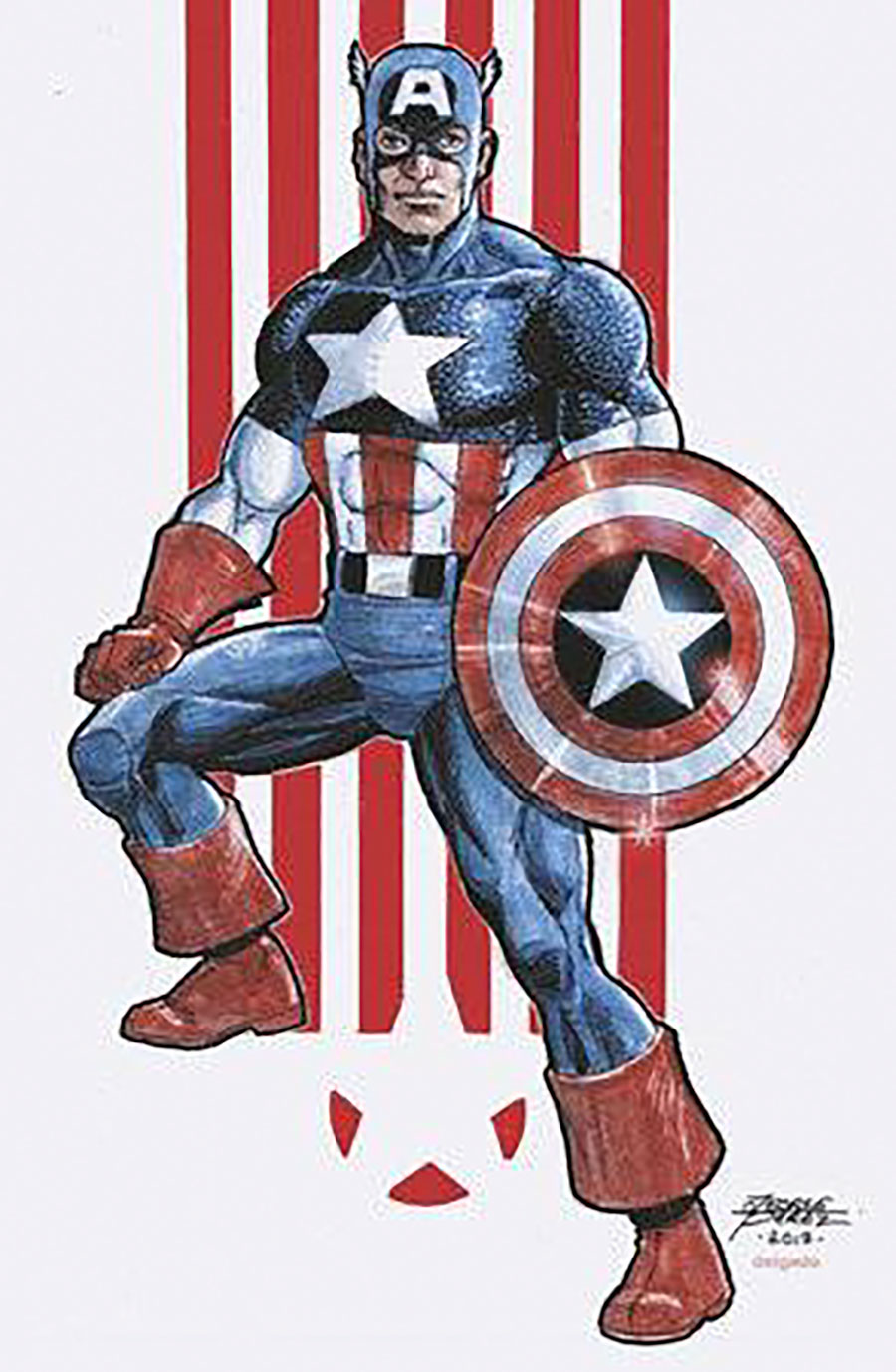 Captain America Vol 10 #2 Cover F Incentive George Perez Virgin Cover