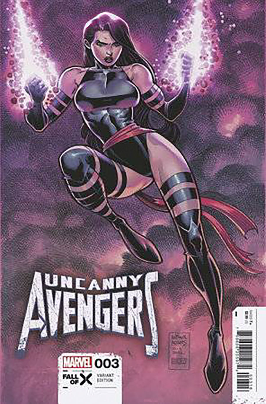 Uncanny Avengers Vol 4 #3 Cover F Incentive Arthur Adams Variant Cover (Fall Of X Tie-In)