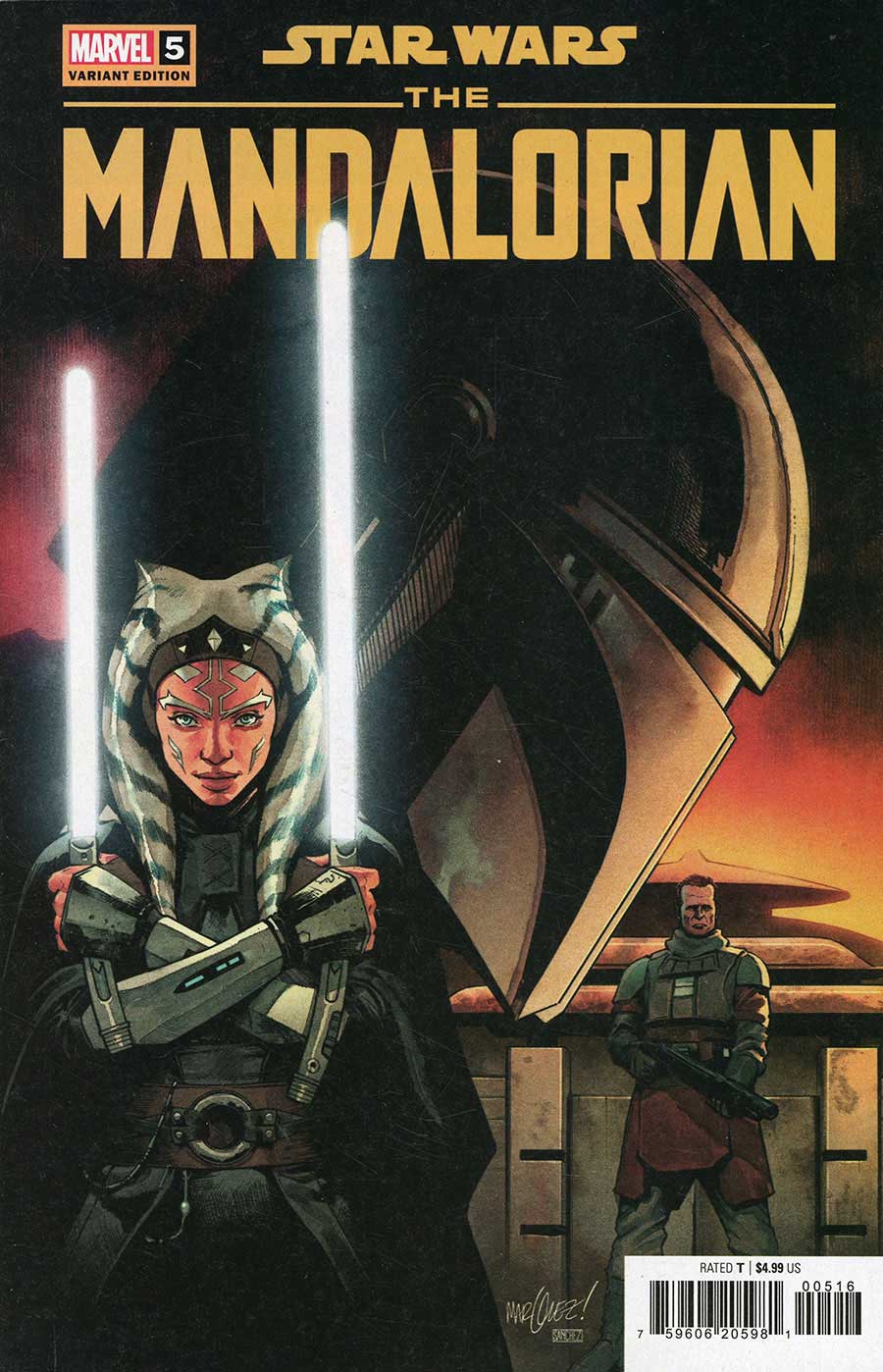 Star Wars The Mandalorian Season 2 #5 Cover D Incentive David Marquez Variant Cover