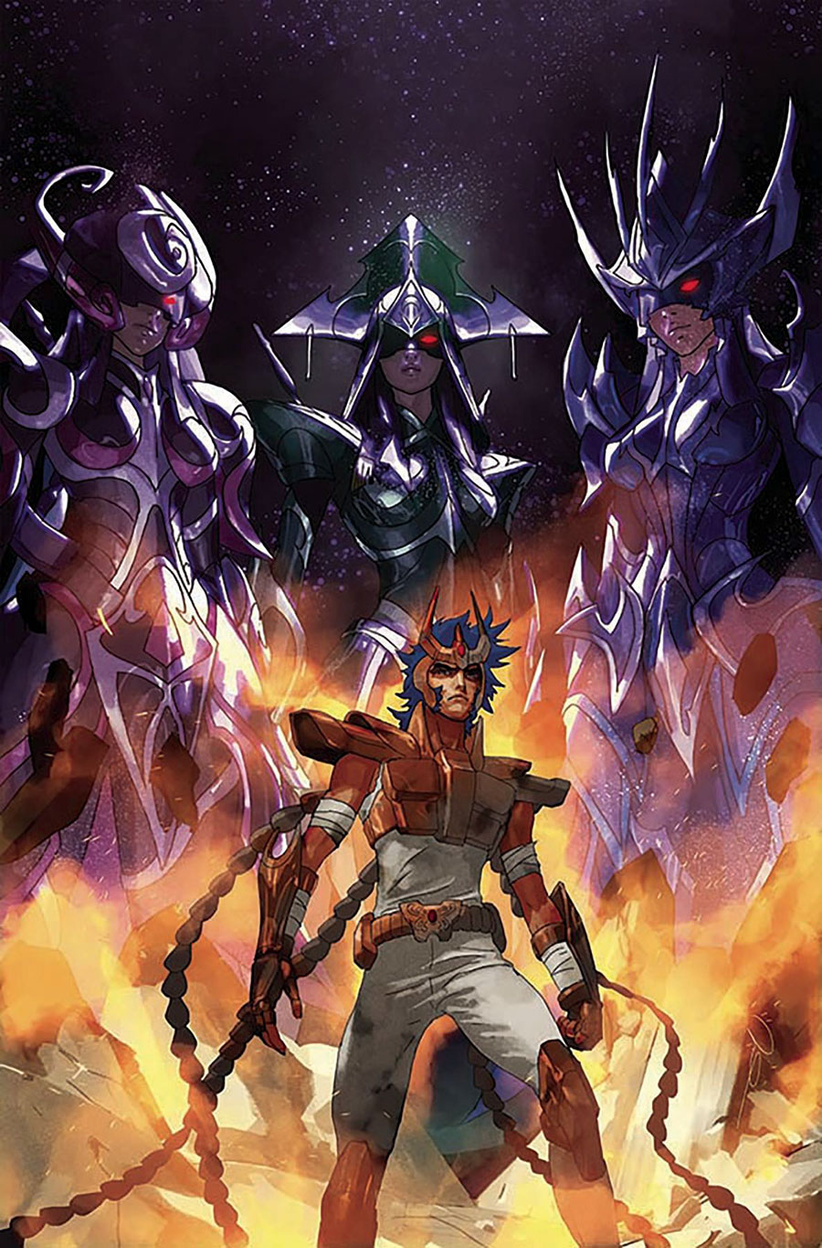 Saint Seiya Knights Of The Zodiac Time Odyssey #3 Cover D Incentive Gerald Parel Virgin Cover