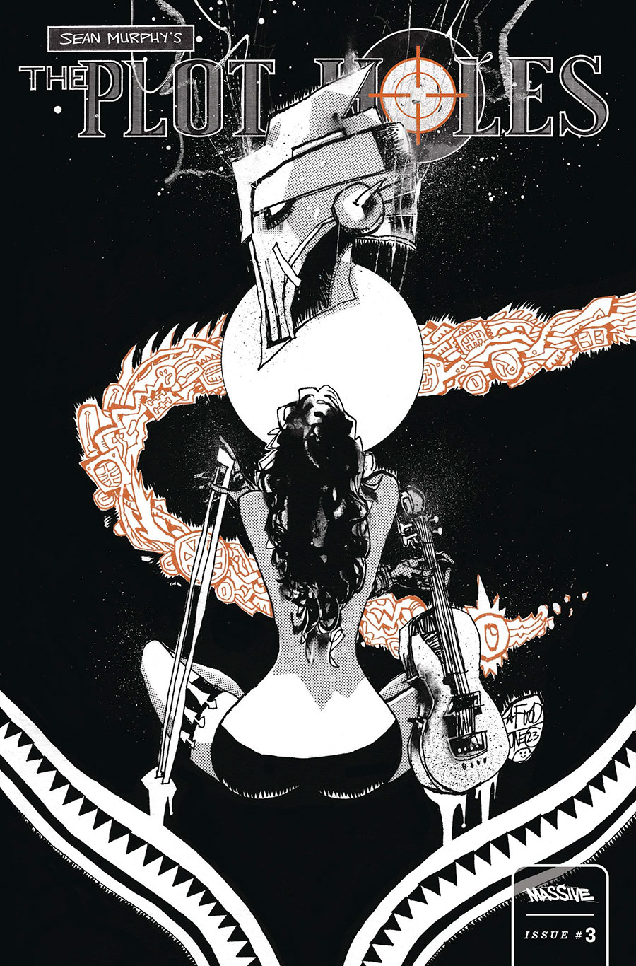 Plot Holes #3 Cover E Incentive Jim Mahfood Black & White Cover