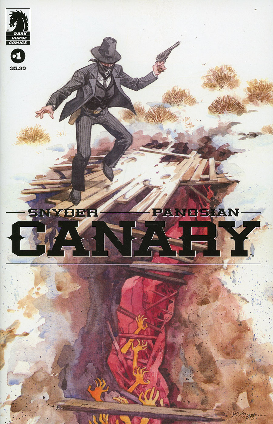 Canary #1 Cover G Incentive Jeff Thompson Variant Cover