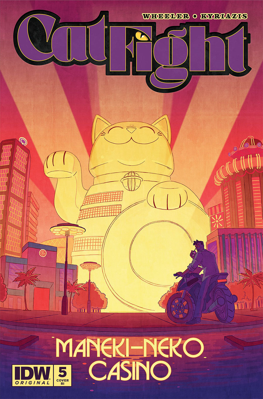 Cat Fight #5 Cover C Incentive Alex Moore Variant Cover