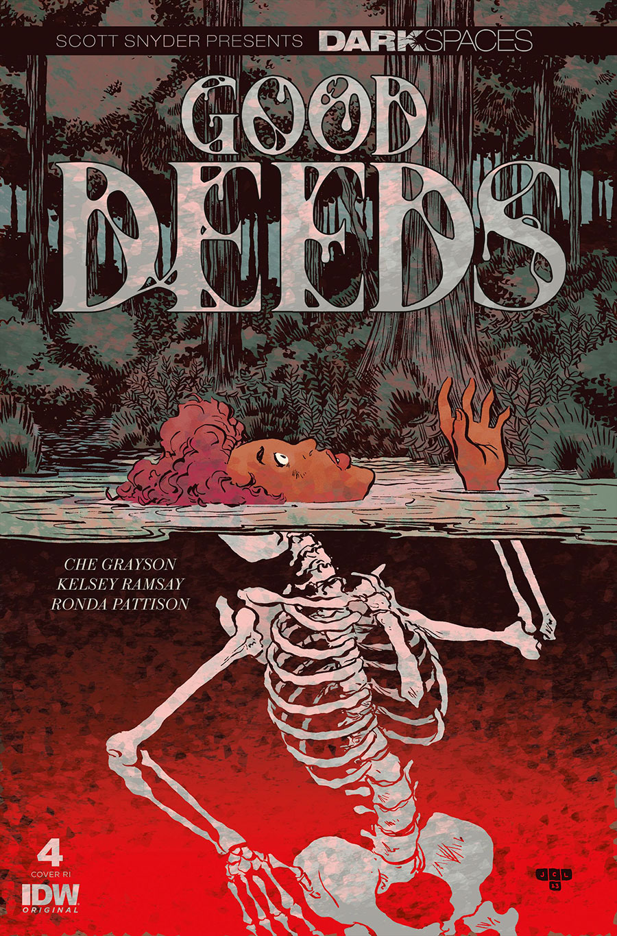 Dark Spaces Good Deeds #6 Cover D Incentive Jesse Lonergan Variant Cover