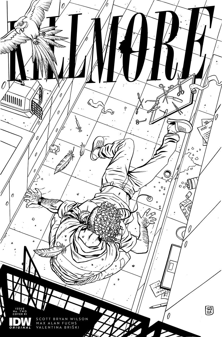 Kill More #2 Cover C Incentive Goran Sudzuka Black & White Cover