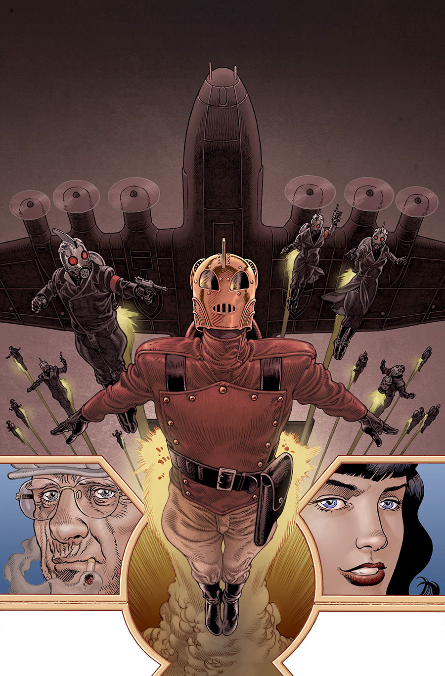 Rocketeer In The Den Of Thieves #4 Cover C Incentive Gabriel Rodriguez Virgin Cover