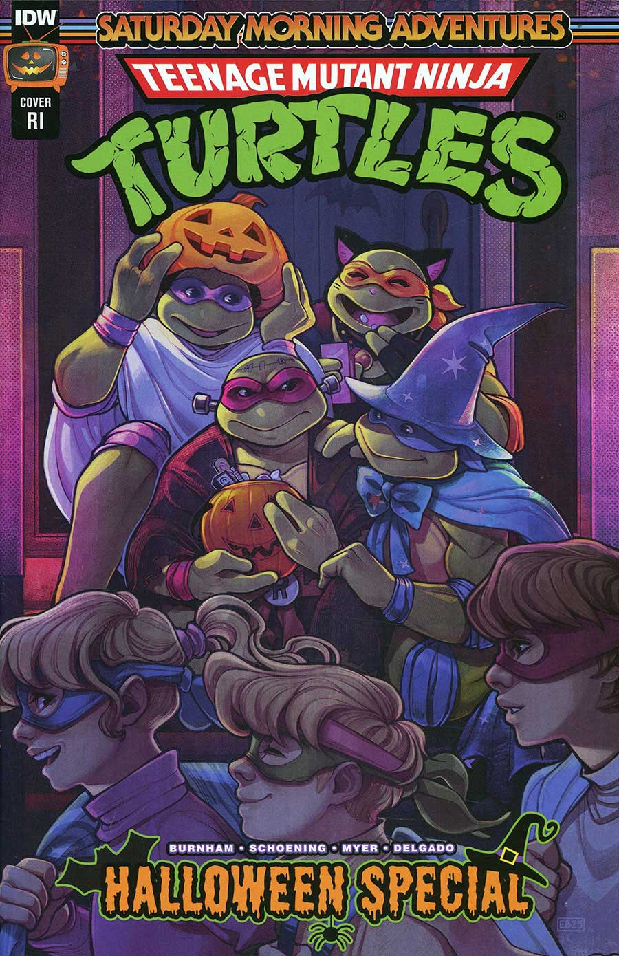 Teenage Mutant Ninja Turtles Saturday Morning Adventures Halloween Special #1 (One Shot) Cover E Incentive Elizabeth Beals Variant Cover