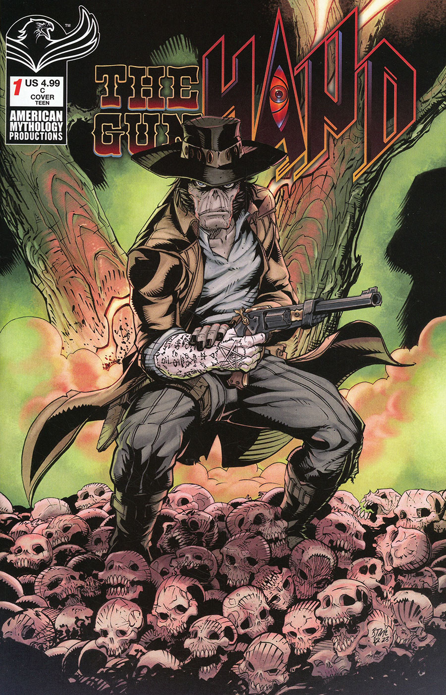 The Gunhand #1 Cover C Variant Barry McClain Jr Cover