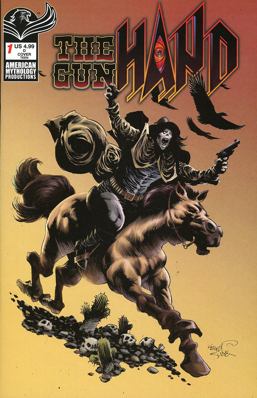 The Gunhand #1 Cover D Variant Kelley Jones Cover