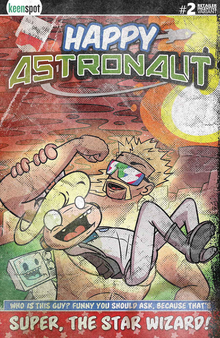 Happy Astronaut #2 Cover C Incentive Matt Rodgers Weathered Cover