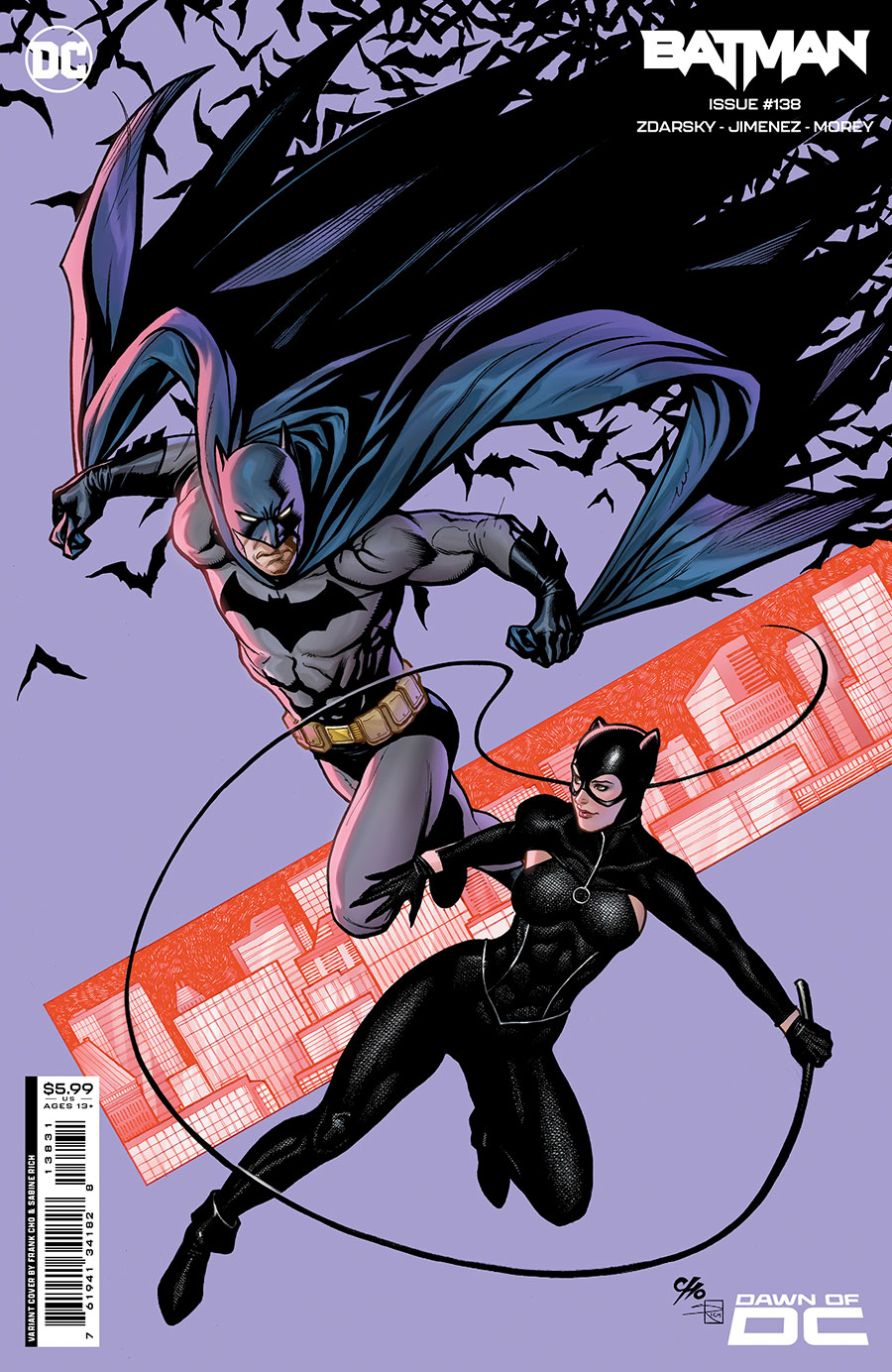 Batman Vol 3 #138 Cover C Variant Frank Cho Card Stock Cover (The Gotham War Part 4)
