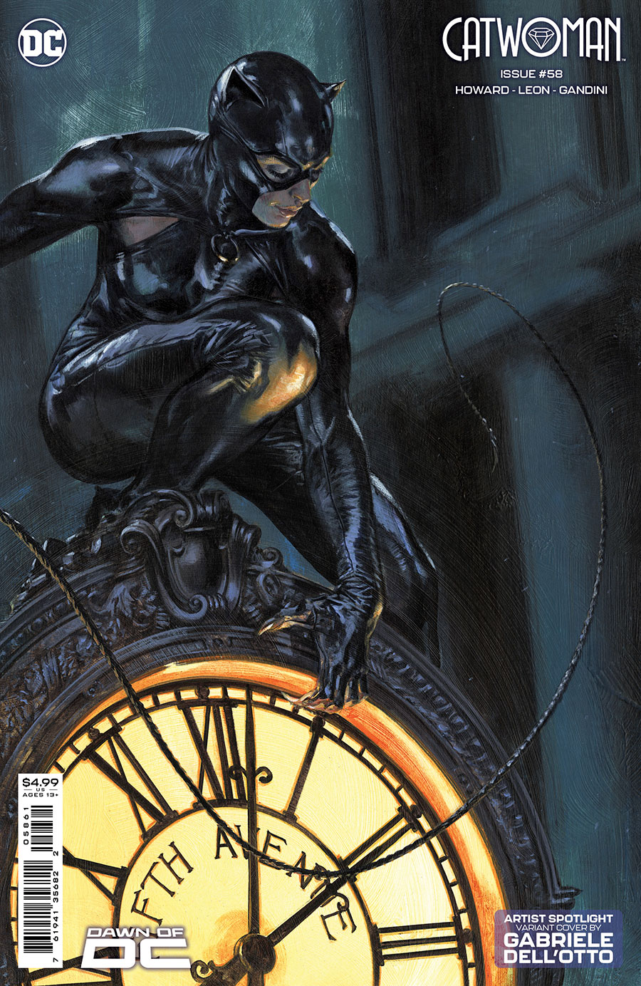 Catwoman Vol 5 #58 Cover D Variant Gabriele Dell Otto Artist Spotlight Card Stock Cover (The Gotham War Part 5)