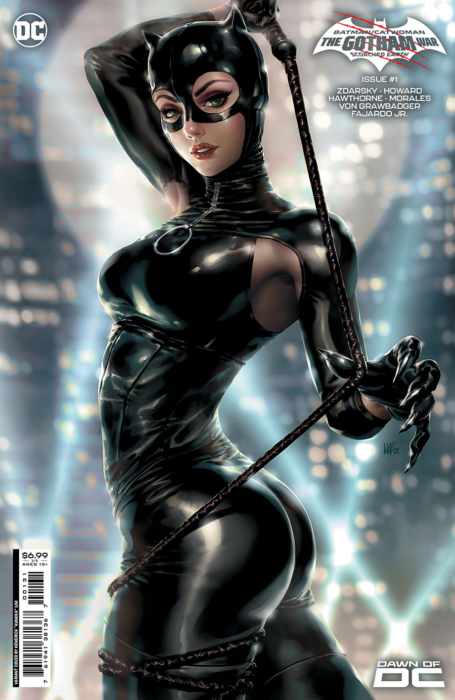 Batman Catwoman The Gotham War Scorched Earth #1 (One Shot) Cover C Variant Kendrick kunkka Lim Card Stock Cover (The Gotham War Part 6)