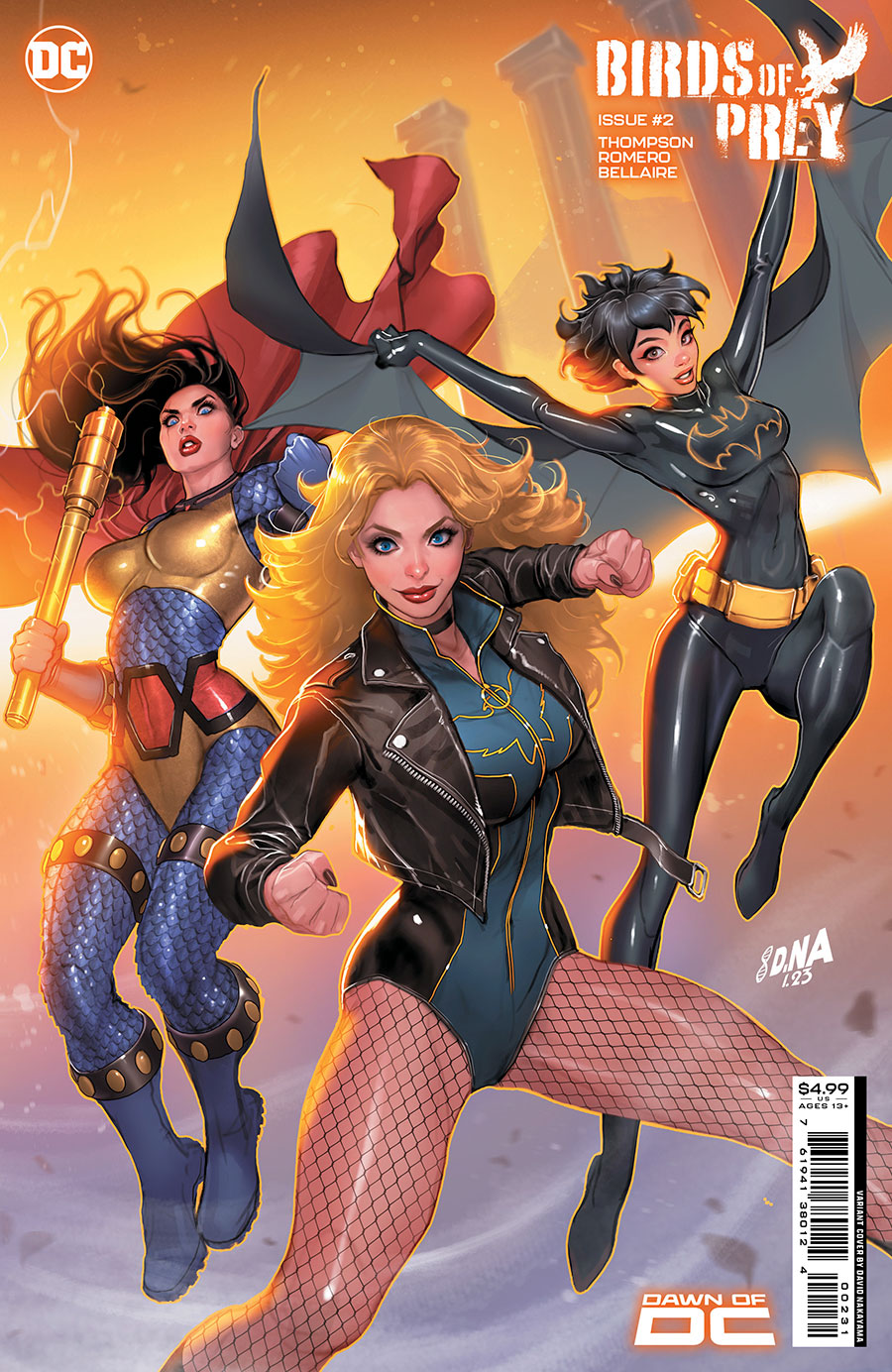 Birds Of Prey Vol 5 #2 Cover C Variant David Nakayama Connecting Black Canary Cover