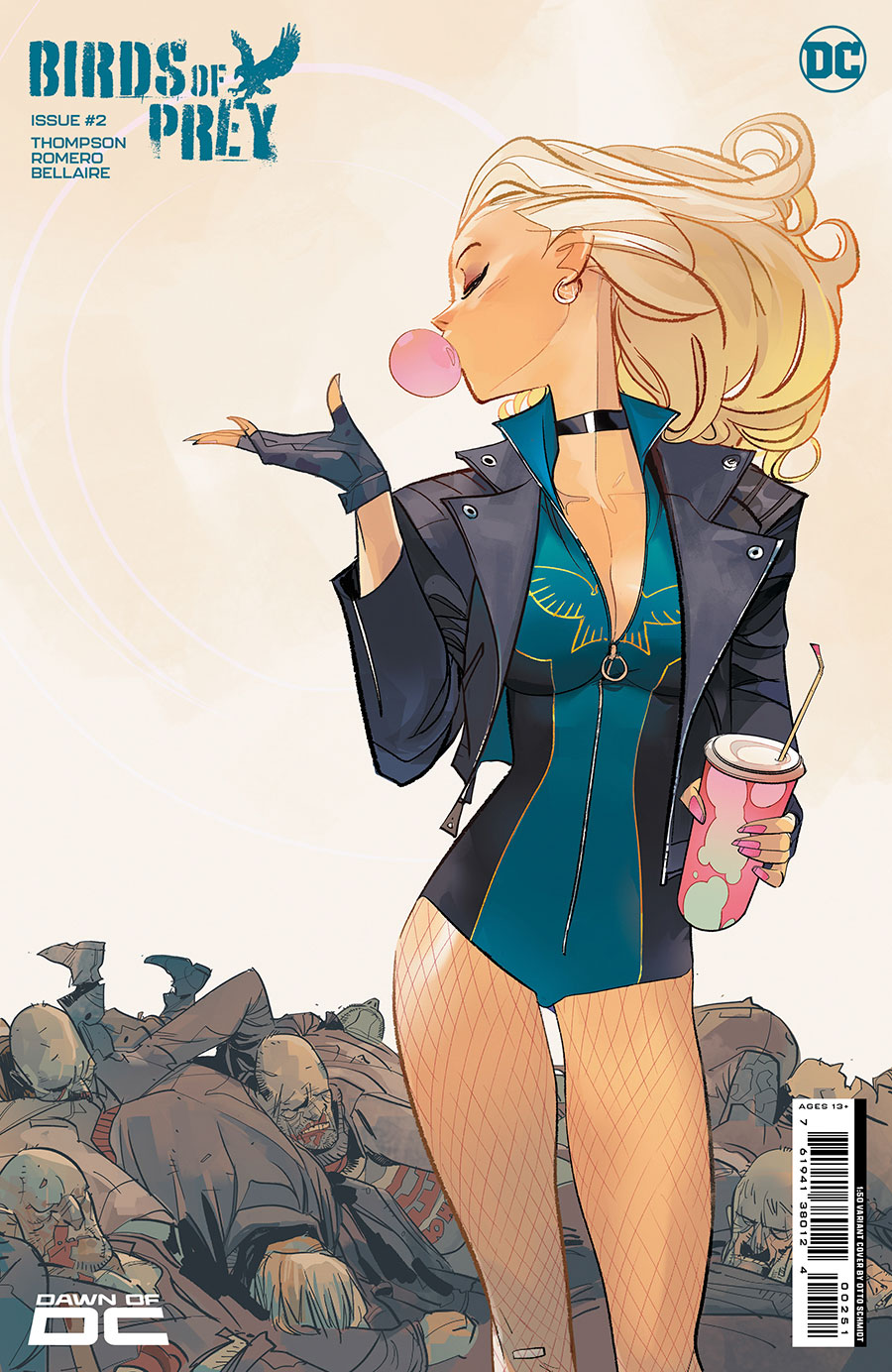 Birds Of Prey Vol 5 #2 Cover F Incentive Otto Schmidt Card Stock Variant Cover