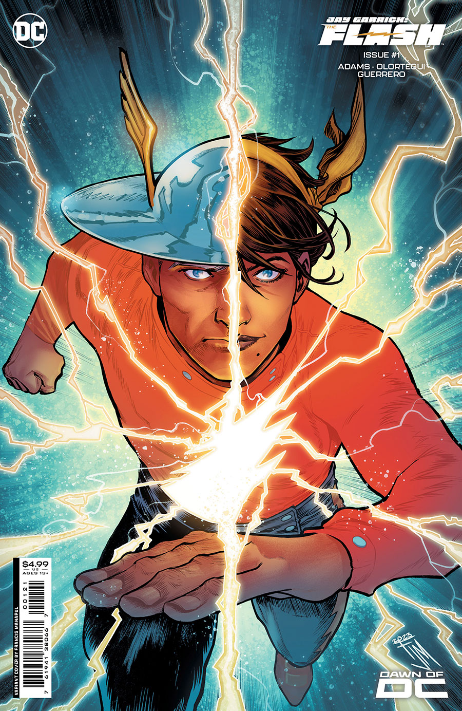 Jay Garrick The Flash #1 Cover B Variant Francis Manapul Card Stock Cover