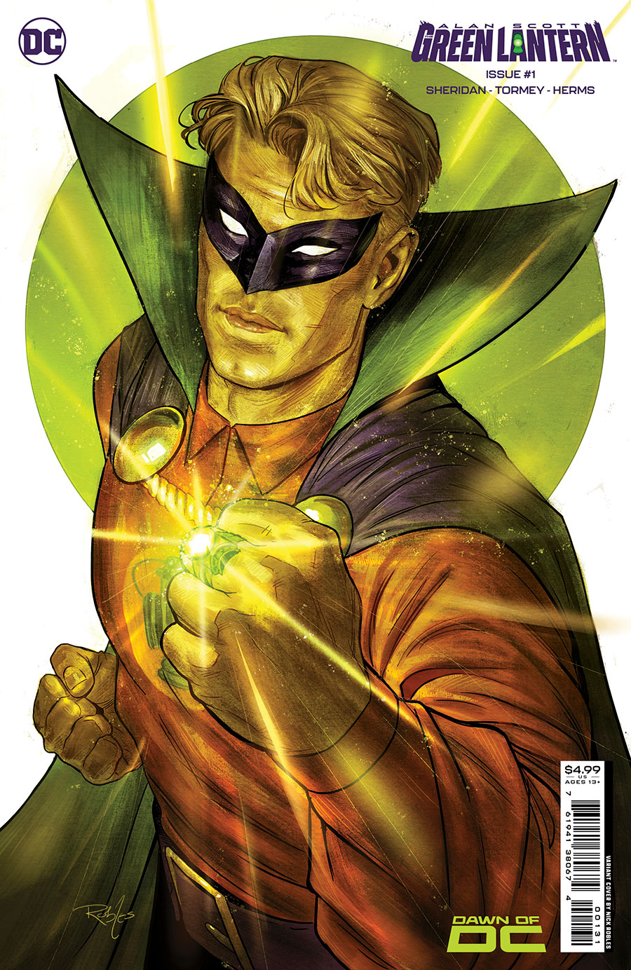 Alan Scott The Green Lantern #1 Cover C Variant Nick Robles Card Stock Cover