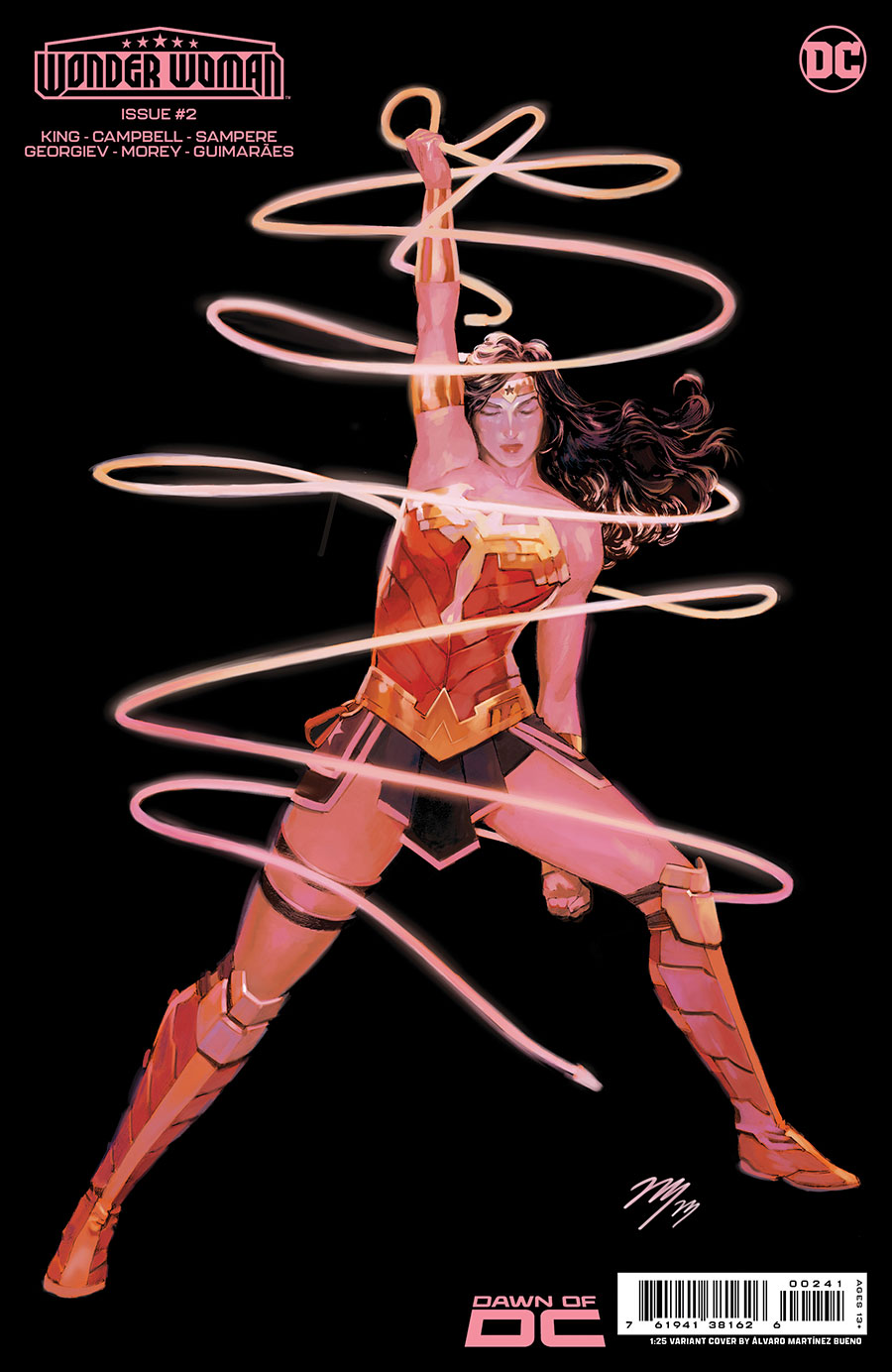 Wonder Woman Vol 6 #2 Cover F Incentive Alvaro Martinez Bueno Card Stock Variant Cover