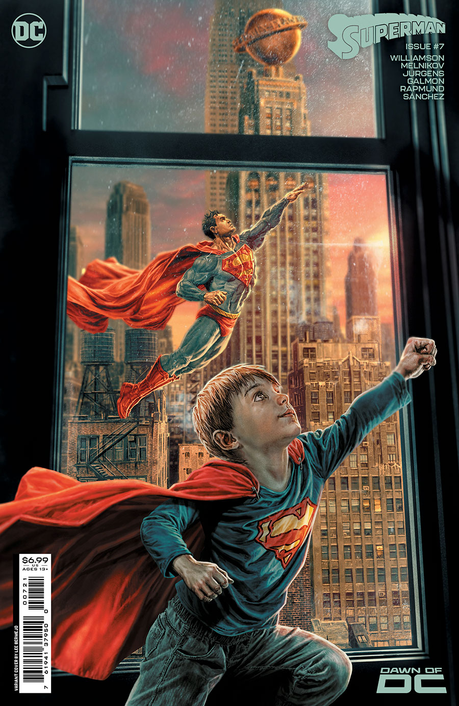Superman Vol 7 #7 Cover B Variant Lee Bermejo Card Stock Cover (#850)