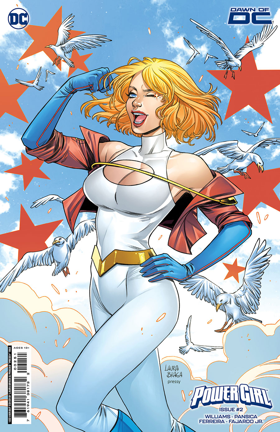 Power Girl Vol 3 #2 Cover E Incentive Laura Braga Card Stock Variant Cover