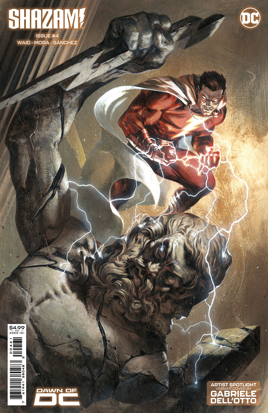 SHAZAM Vol 4 #4 Cover D Variant Gabriele Dell Otto Artist Spotlight Card Stock Cover