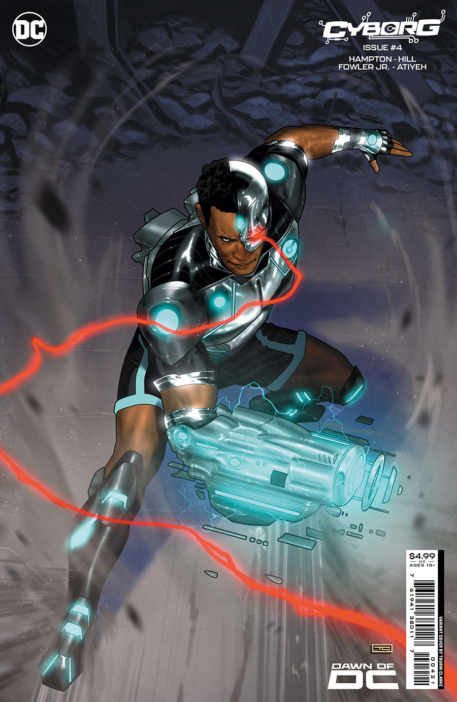 Cyborg Vol 3 #4 Cover B Variant Taurin Clarke Card Stock Cover