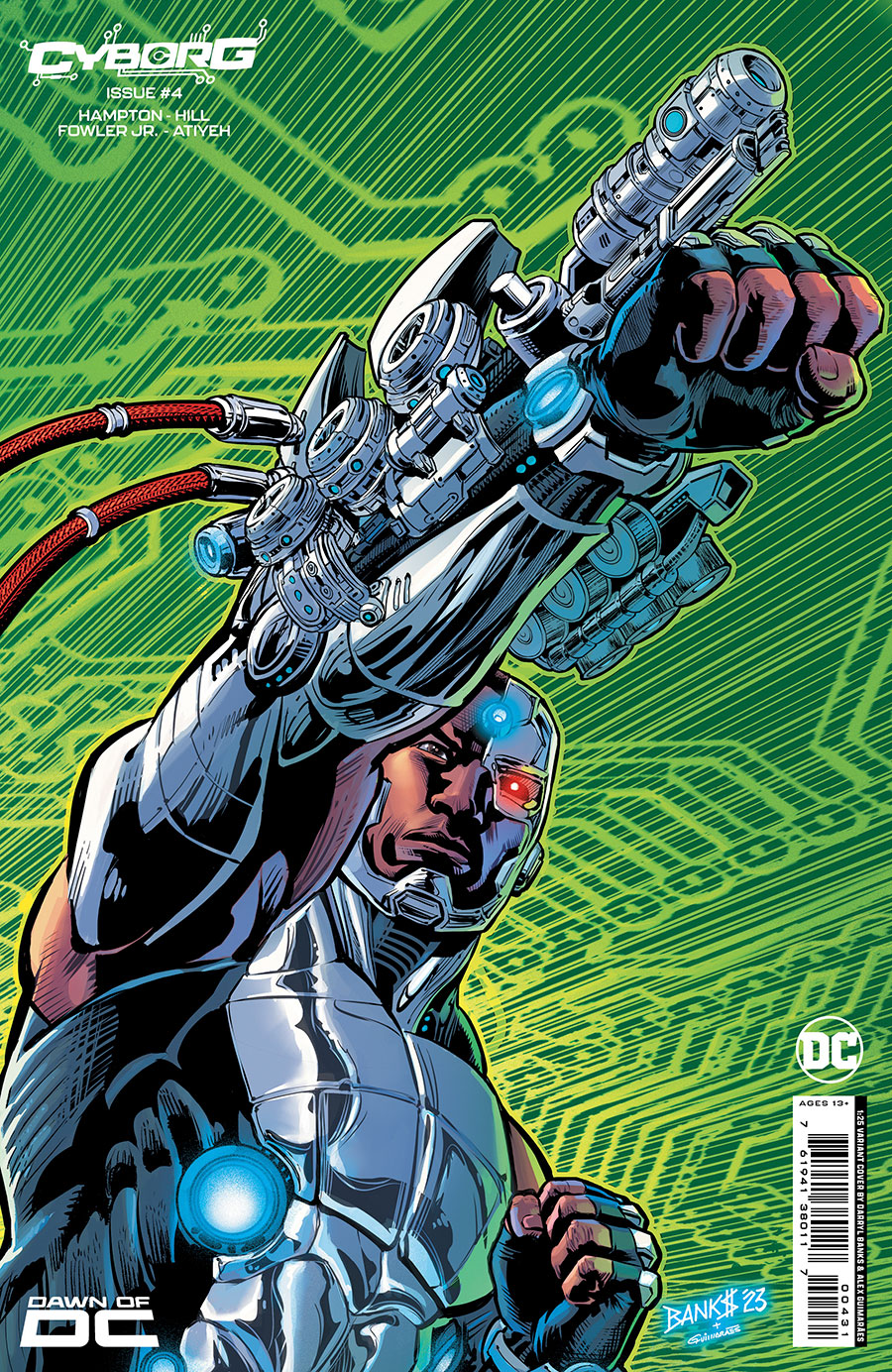 Cyborg Vol 3 #4 Cover C Incentive Darryl Banks Card Stock Variant Cover