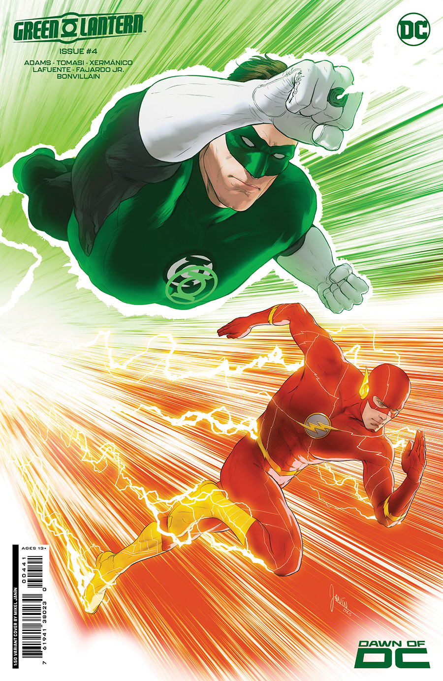 Green Lantern Vol 8 #4 Cover E Incentive Mikel Janin Card Stock Variant Cover