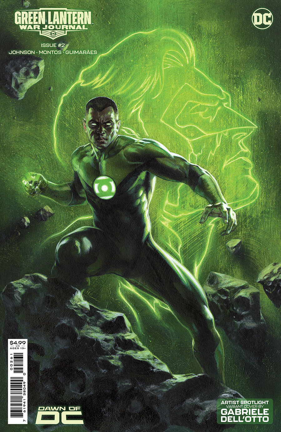 Green Lantern War Journal #2 Cover D Variant Gabriele Dell Otto Artist Spotlight Card Stock Cover