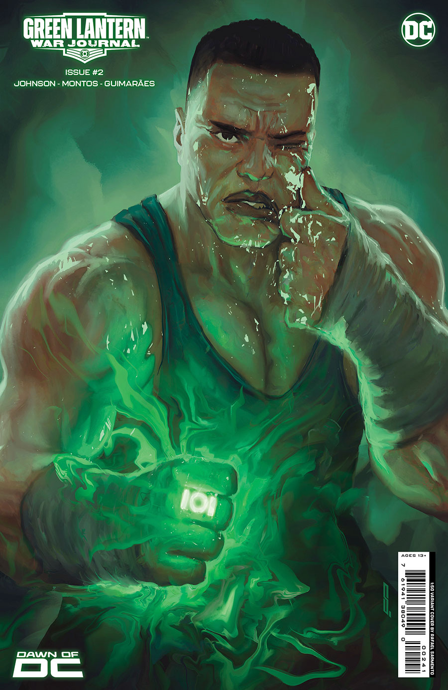 Green Lantern War Journal #2 Cover F Incentive Rafael Sarmento Card Stock Variant Cover
