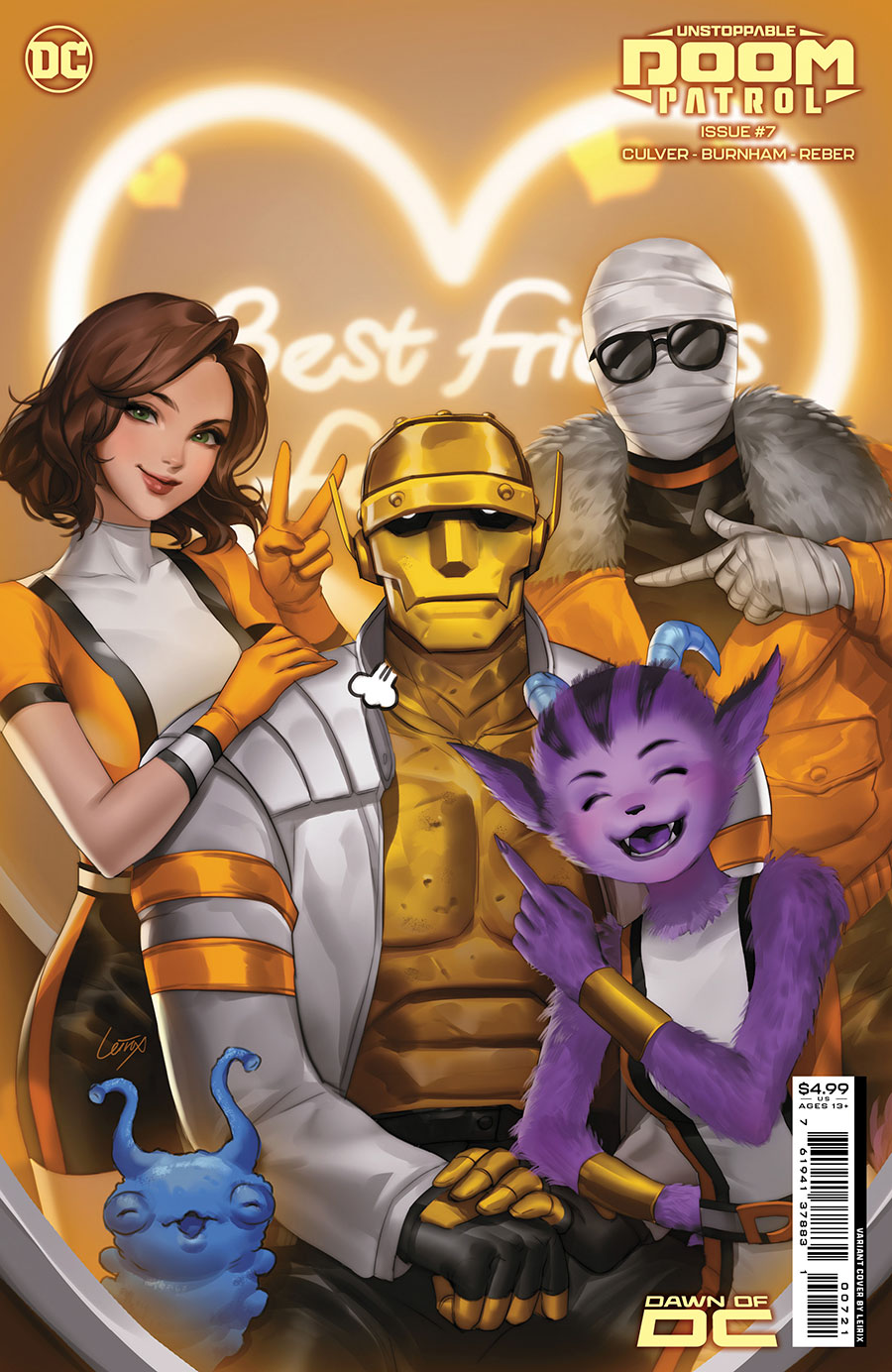 Unstoppable Doom Patrol #7 Cover B Variant Lesley Leirix Li Card Stock Cover