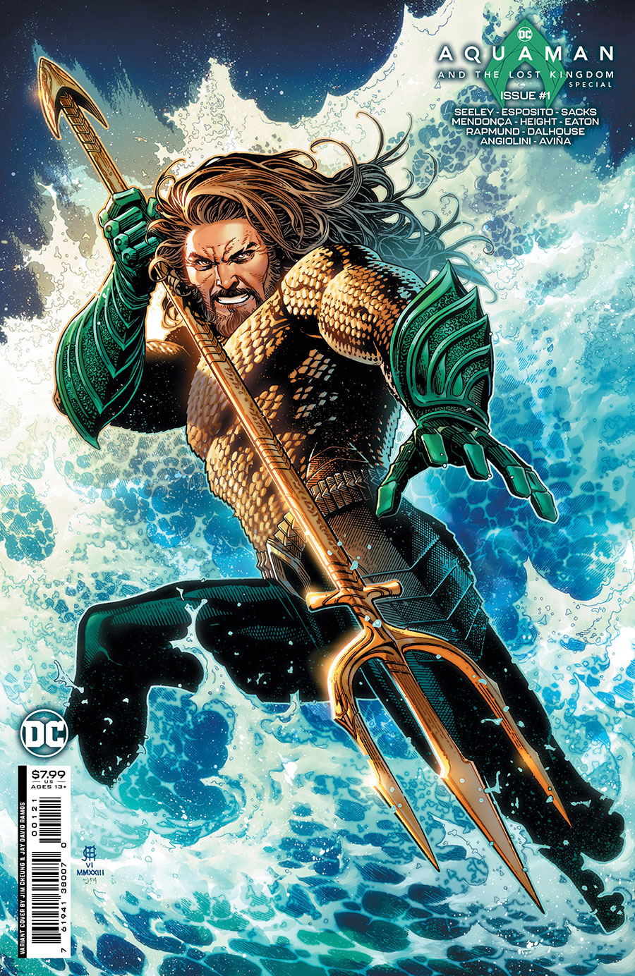 Aquaman And The Lost Kingdom Special #1 (One Shot) Cover B Variant Jim Cheung Card Stock Cover