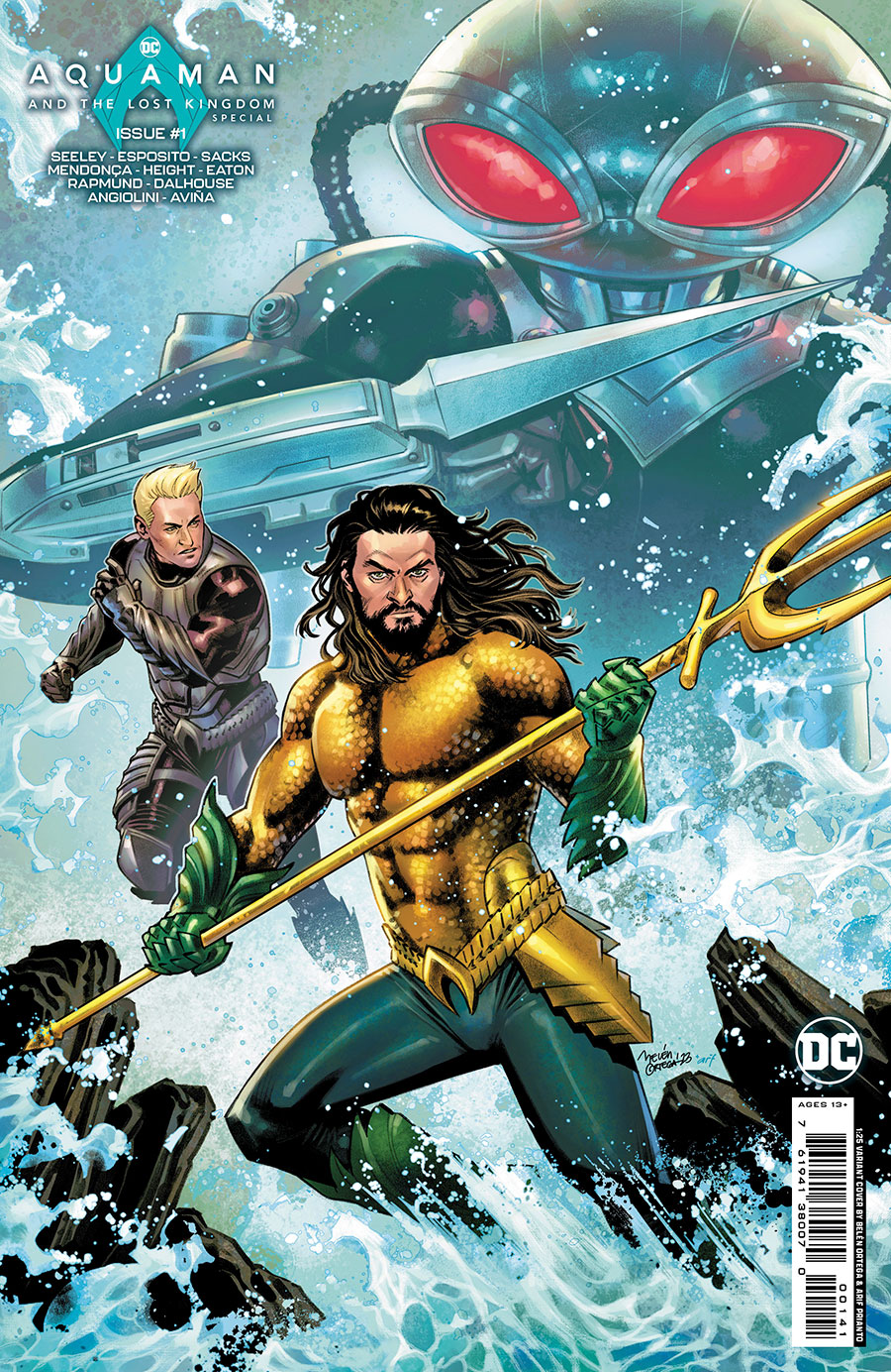 Aquaman And The Lost Kingdom Special #1 (One Shot) Cover E Incentive Belen Ortega Card Stock Variant Cover