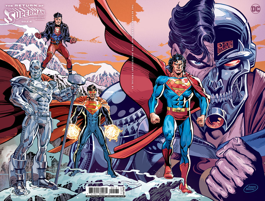 Return Of Superman 30th Anniversary Special #1 (One Shot) Cover F Variant Dan Jurgens Wraparound Foil Cover