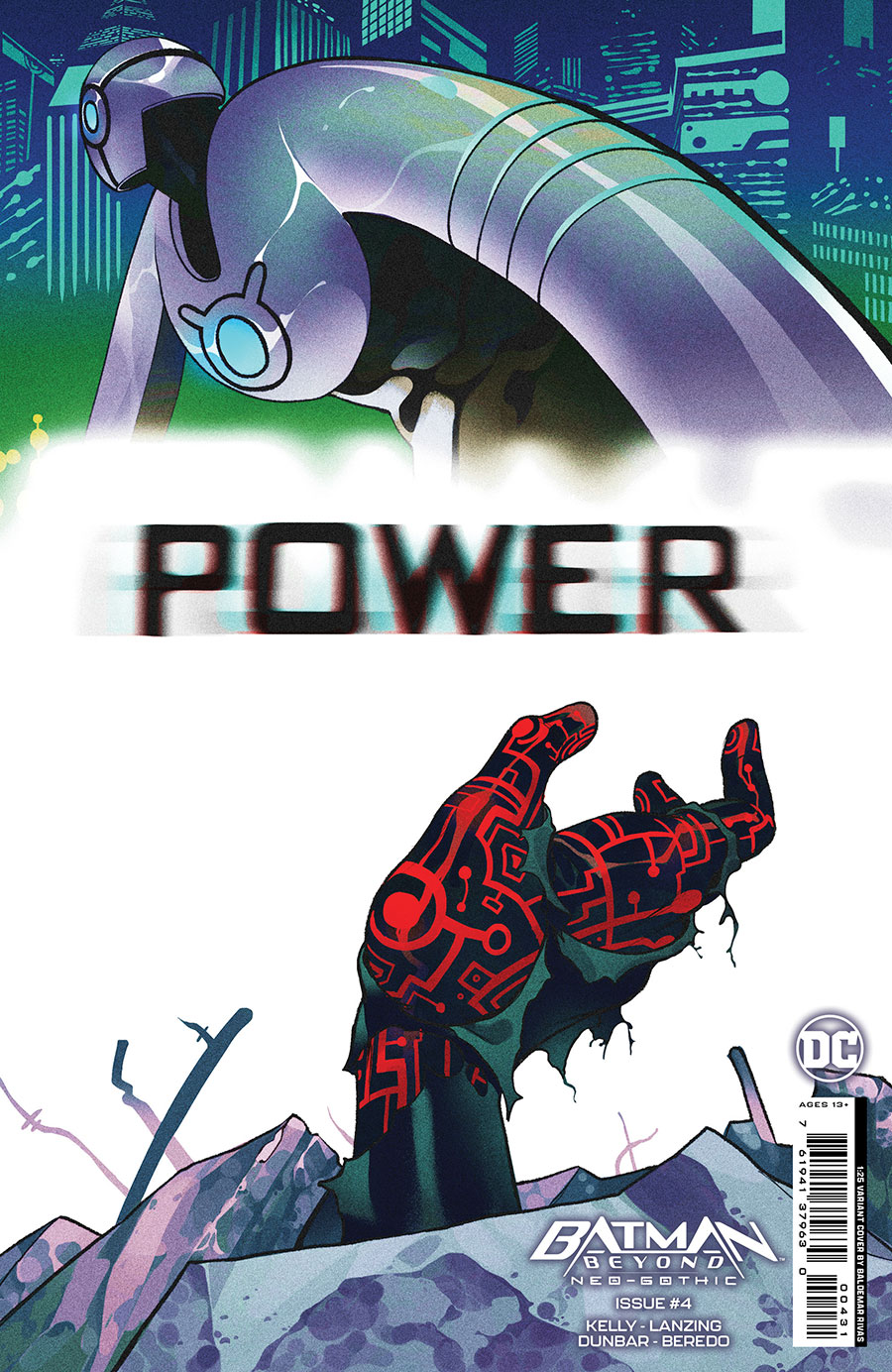 Batman Beyond Neo-Gothic #4 Cover C Incentive Baldemar Rivas Card Stock Variant Cover