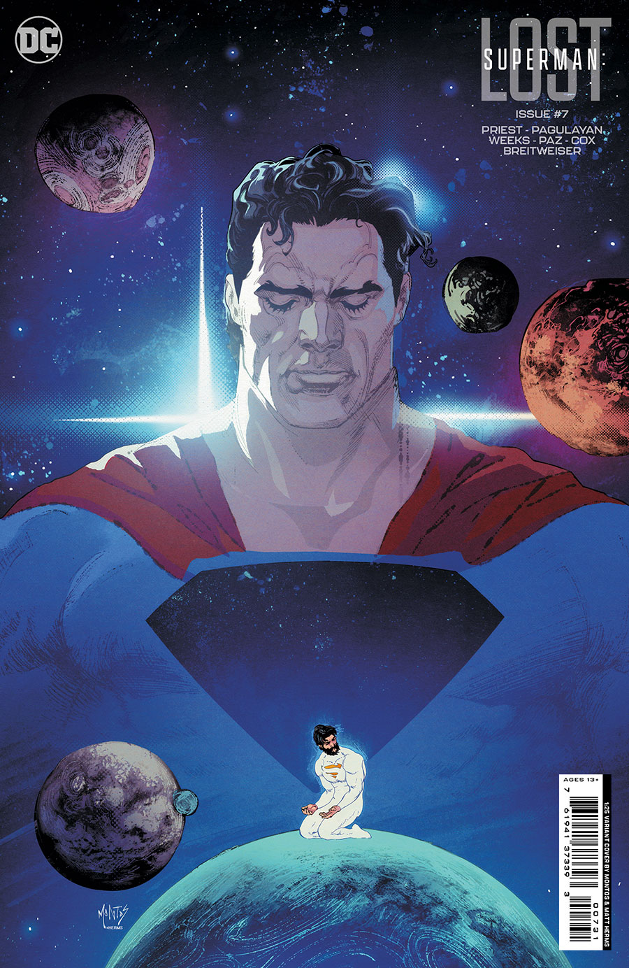 Superman Lost #7 Cover C Incentive Montos Card Stock Variant Cover