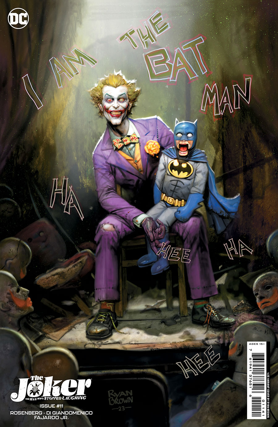 Joker The Man Who Stopped Laughing #11 Cover D Incentive Ryan Brown Variant Cover