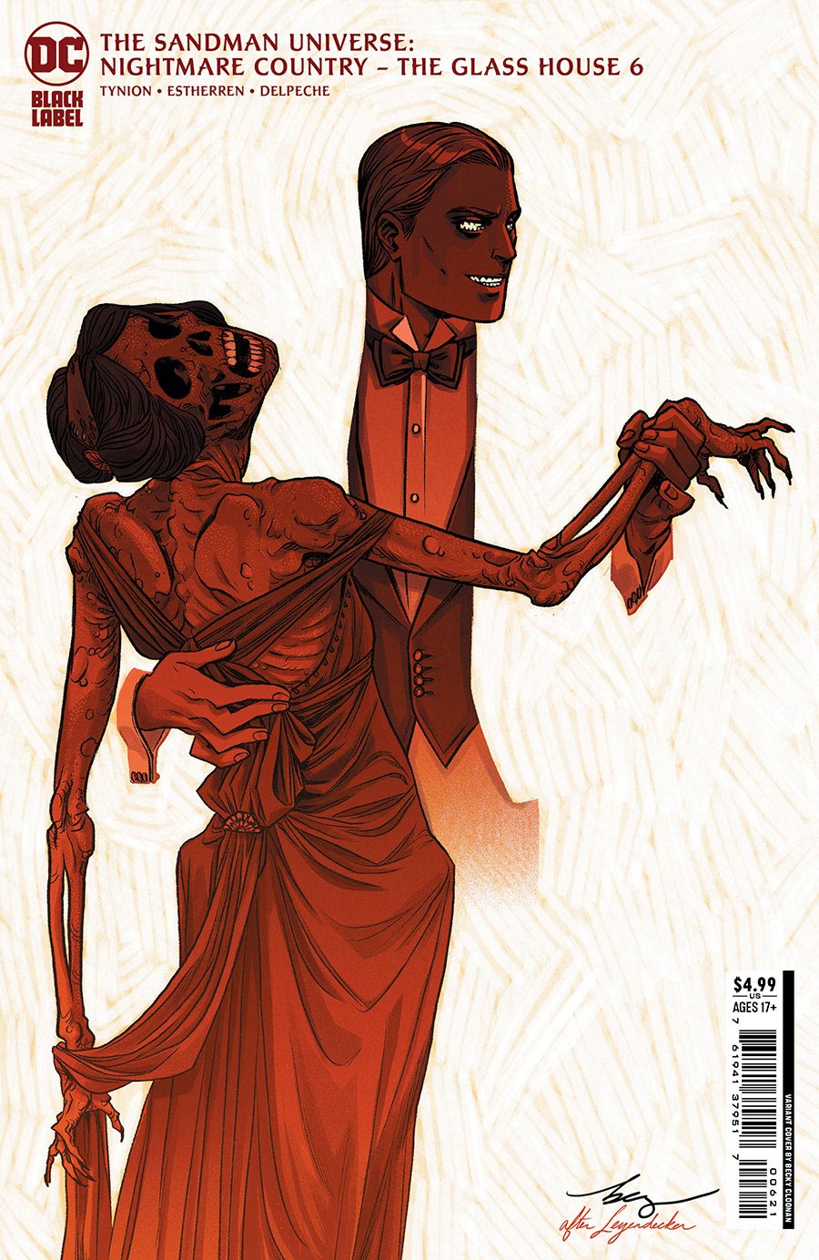 Sandman Universe Nightmare Country The Glass House #6 Cover B Variant Becky Cloonan Card Stock Cover