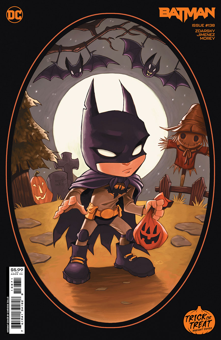 Batman Vol 3 #138 Cover D Variant Chrissie Zullo Trick Or Treat Card Stock Cover (The Gotham War Part 4) (Limit 1 Per Customer)