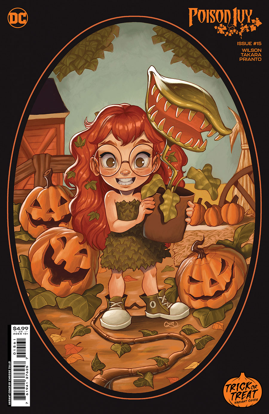 Poison Ivy #15 Cover D Variant Chrissie Zullo Trick Or Treat Card Stock Cover (Limit 1 Per Customer)